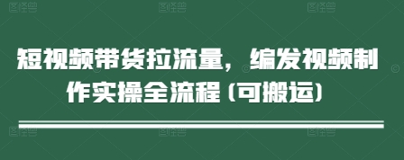 短视频带货拉流量，编发视频制作实操全流程(可搬运)-星火轻创
