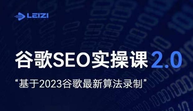 雷子·谷歌SEO 2.0实战课，独立站询盘自由必备，基于2023谷歌最新算法录制-星火轻创