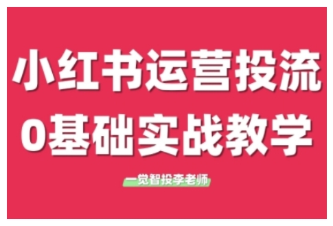 小红书运营投流，小红书广告投放从0到1的实战课，学完即可开始投放(更新)-星火轻创
