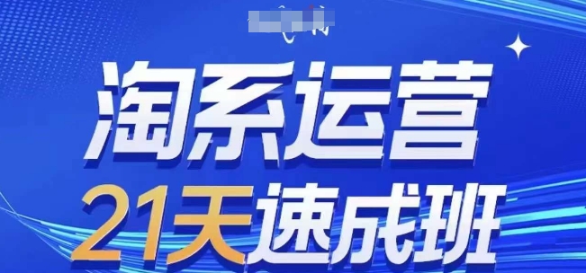 淘系运营21天速成班(更新25年2月)，0基础轻松搞定淘系运营，不做假把式-星火轻创